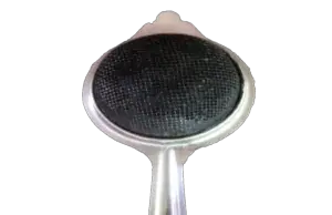 stained tea strainer
