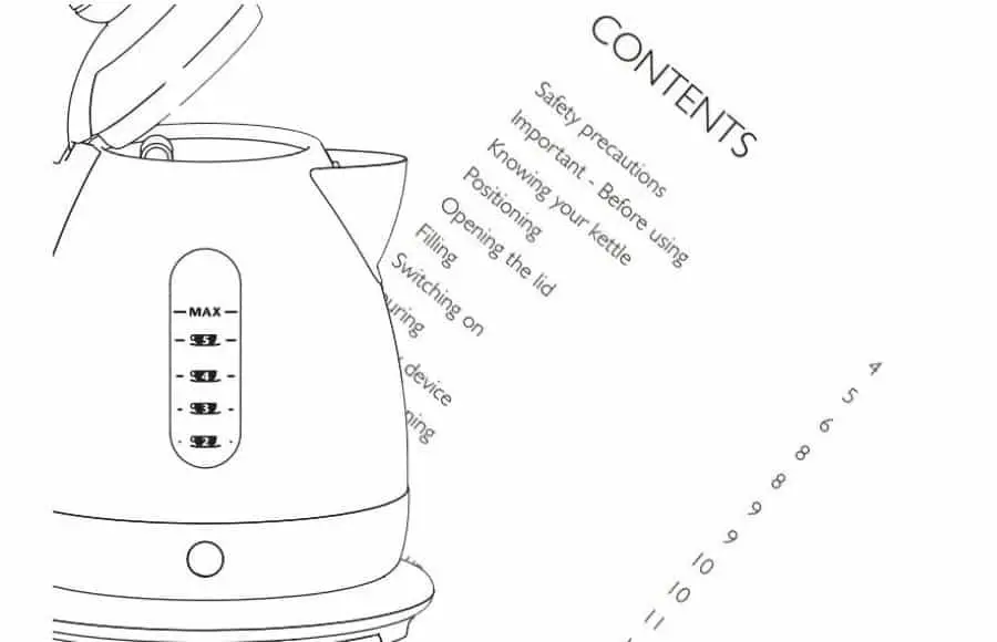 new kettle instructions