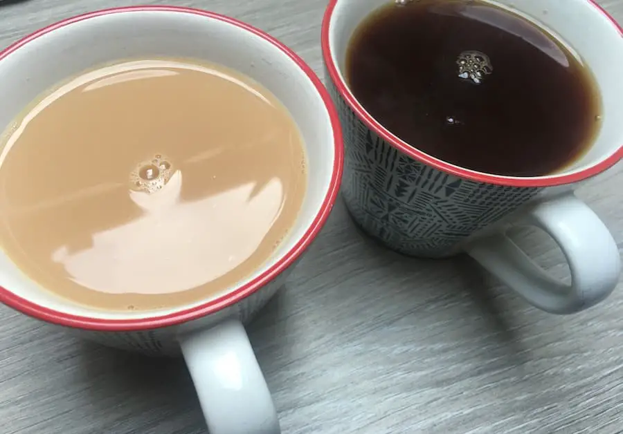 black tea vs milk tea