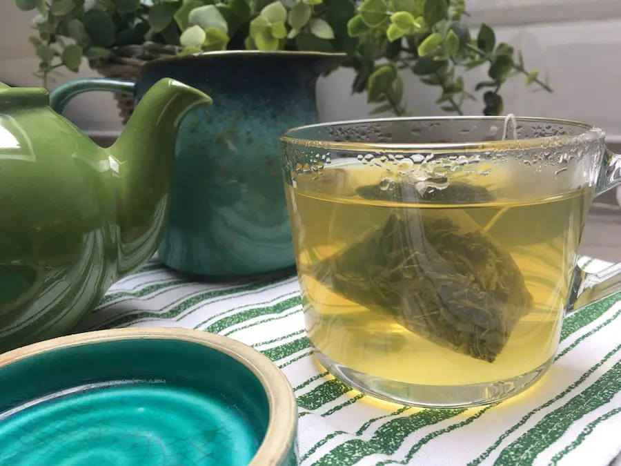 brewed green tea