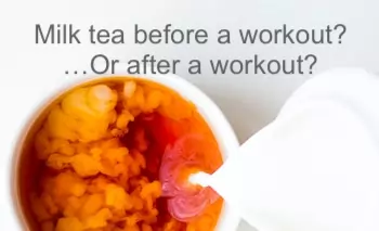 milk tea before a workout - feat